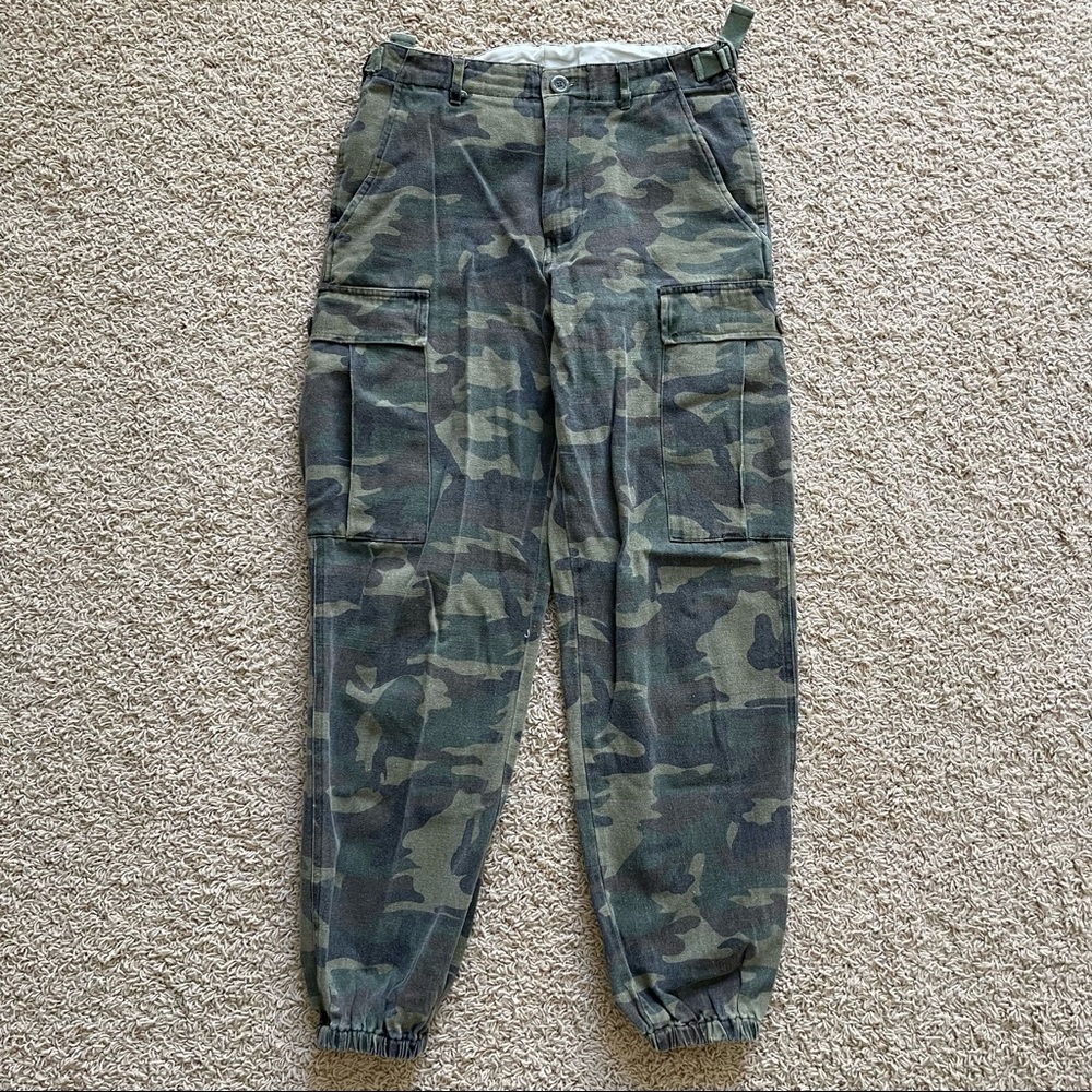 Camo cargo pants